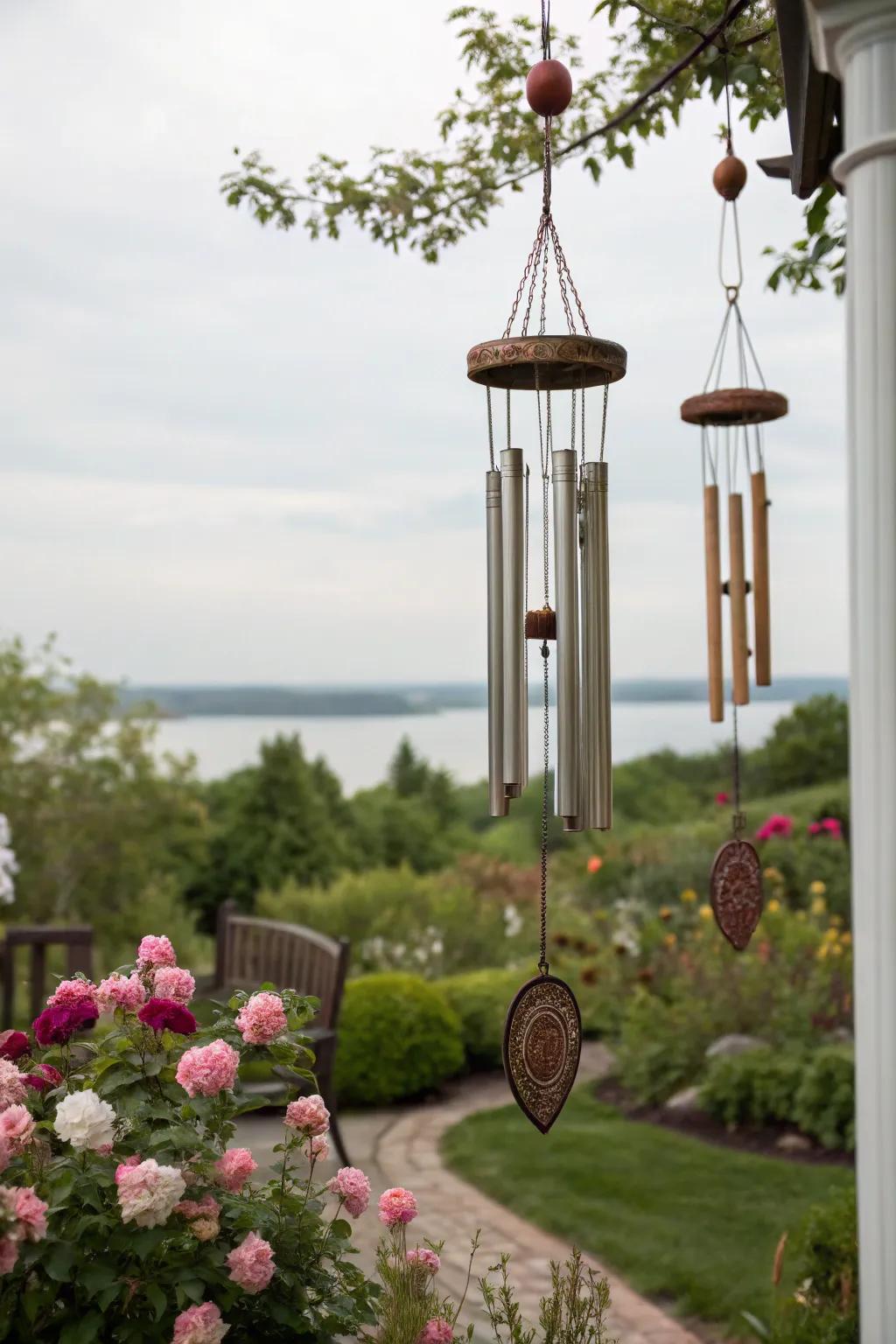 Whimsical sound ornaments contribute a musical touch.