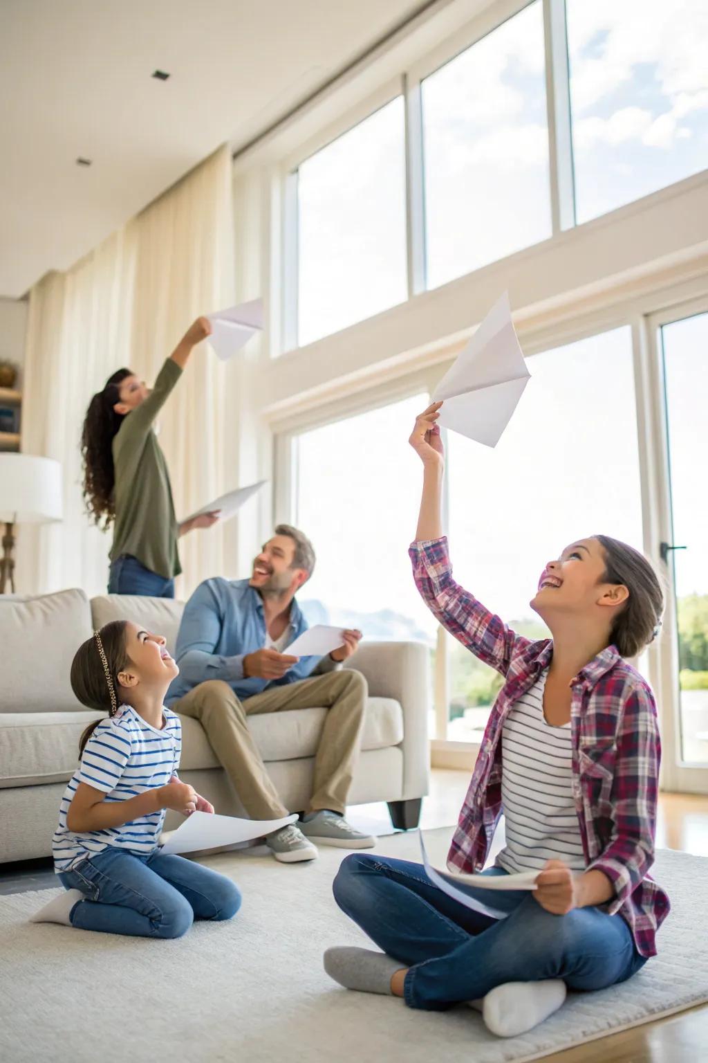 Paper plane contests unleash creativity and friendly competition.