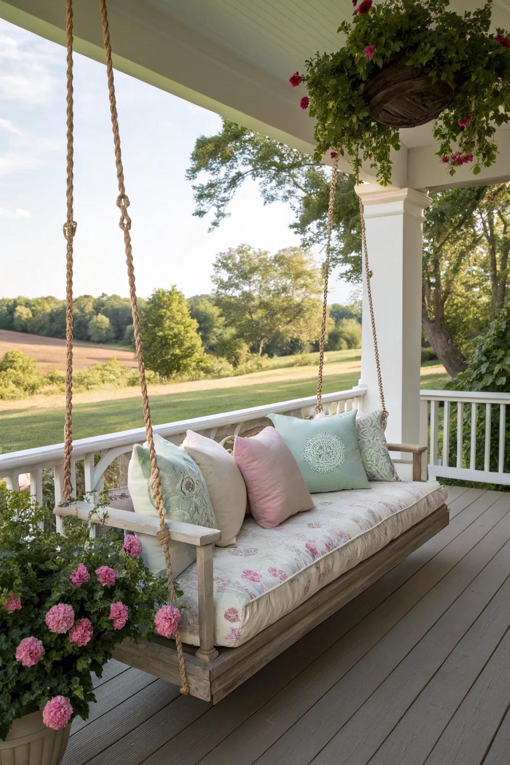 Enjoy more space with a double swing.