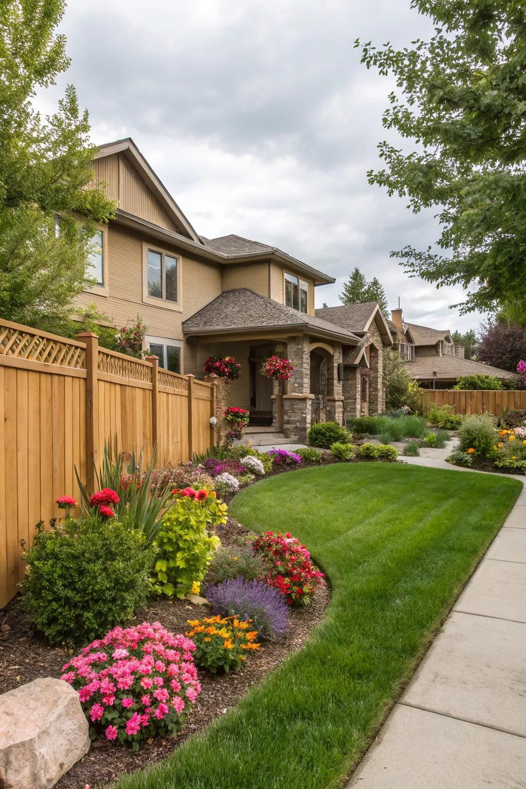 A thoughtful color story amplifies the innate charm of your landscape.