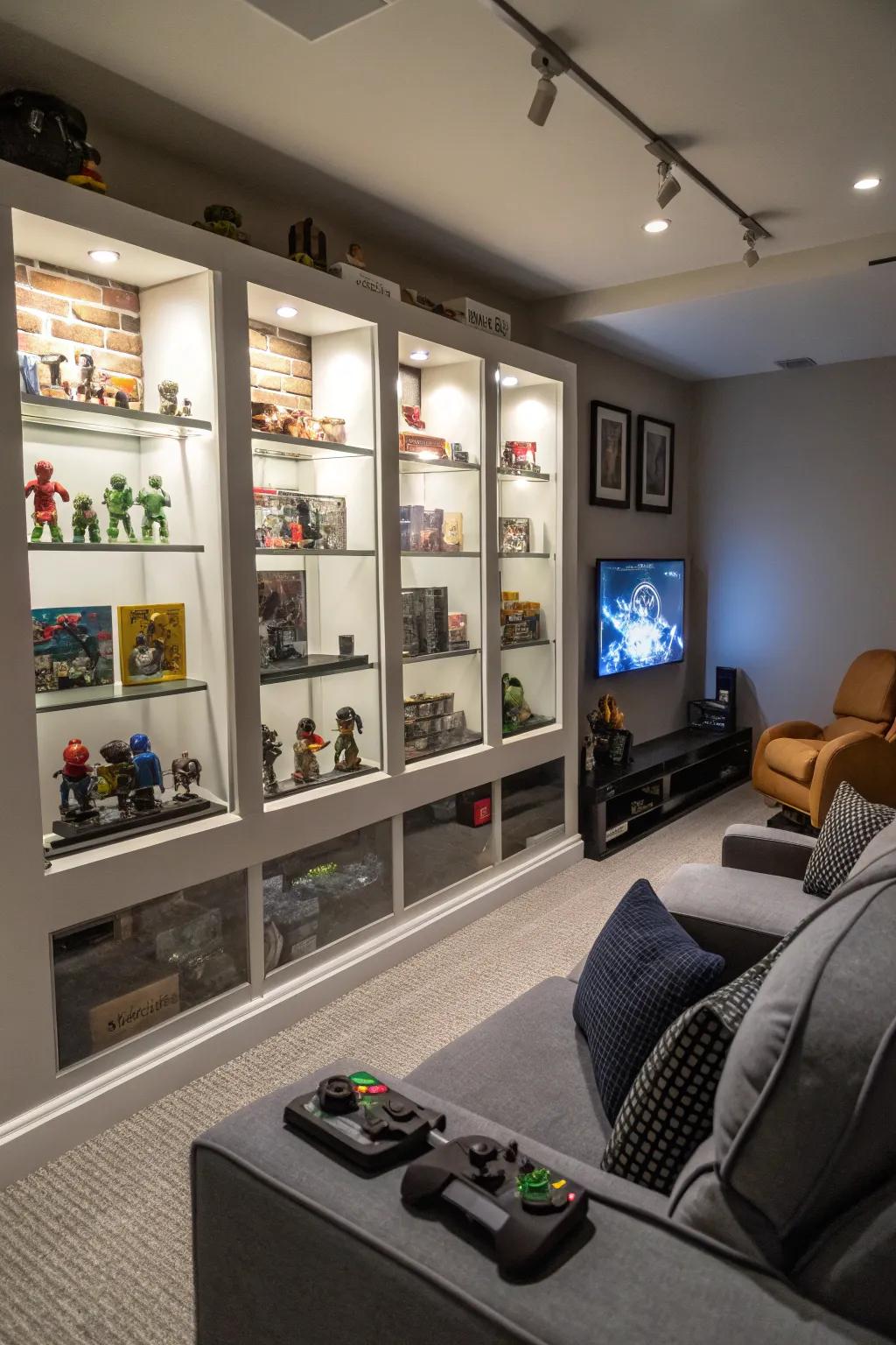 Shadow boxes transform your collection into an artistic exhibit.