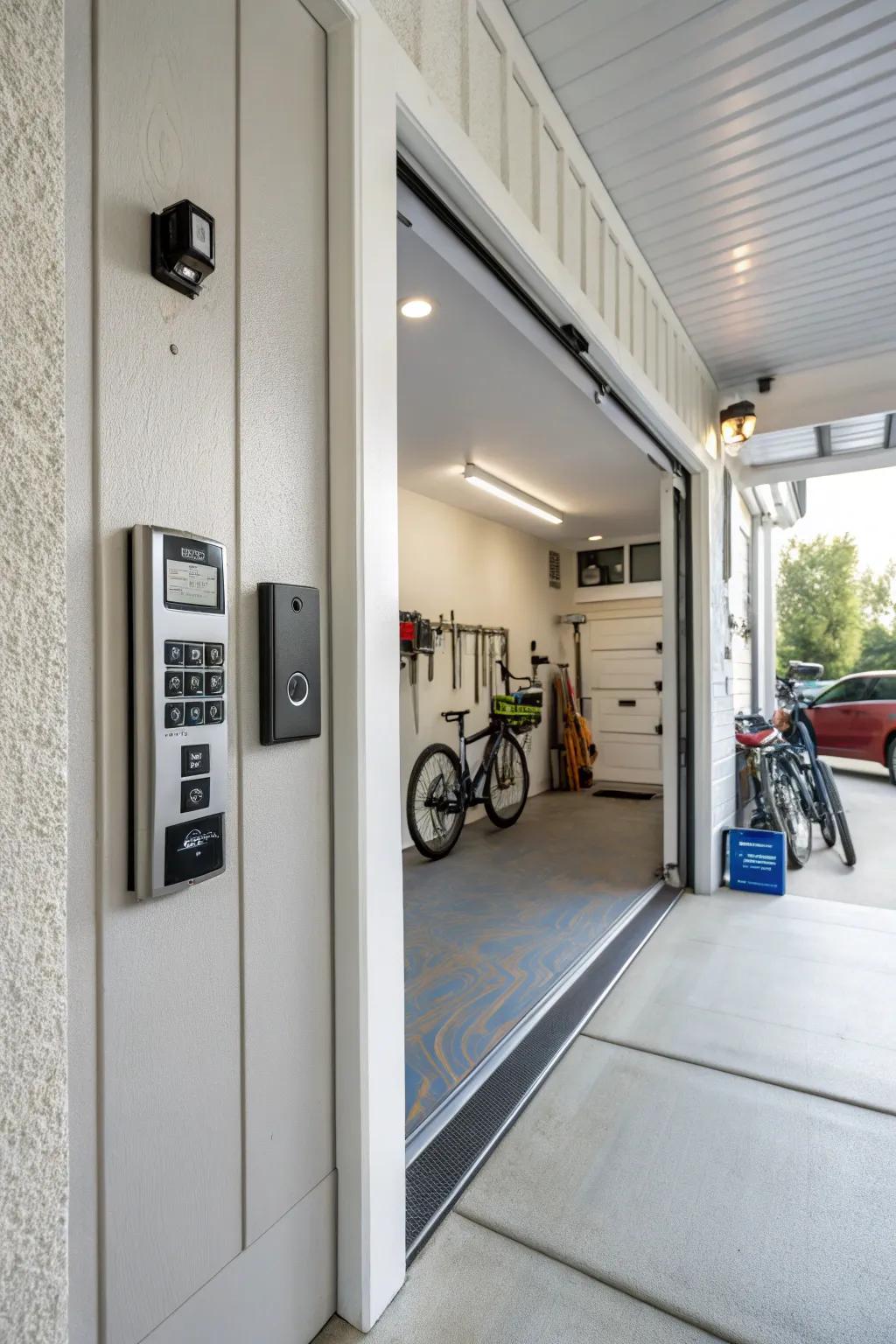 Intelligent technology introduces convenience and a modern touch to your entry area.