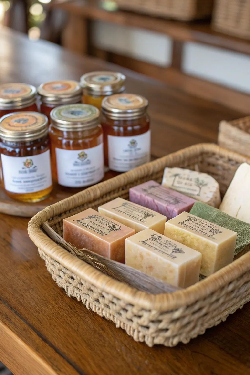 Artisan products to give visitors a taste of local culture.