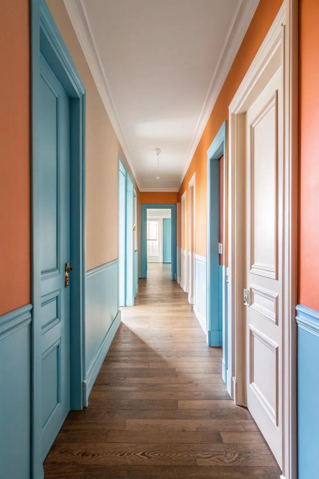 Complementary color schemes create harmony in your home.