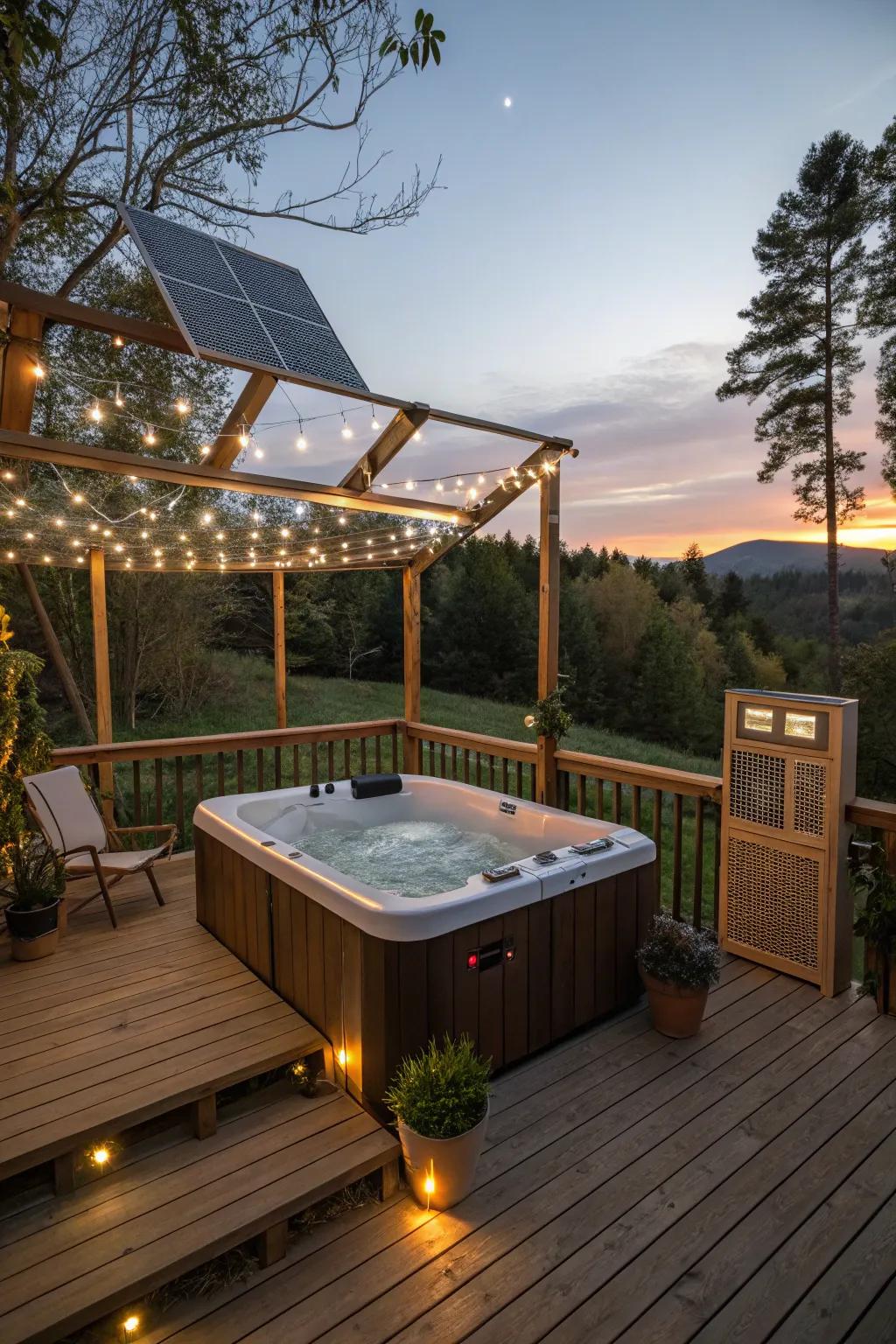 Enjoy your spa guilt-free with eco-conscious design choices.