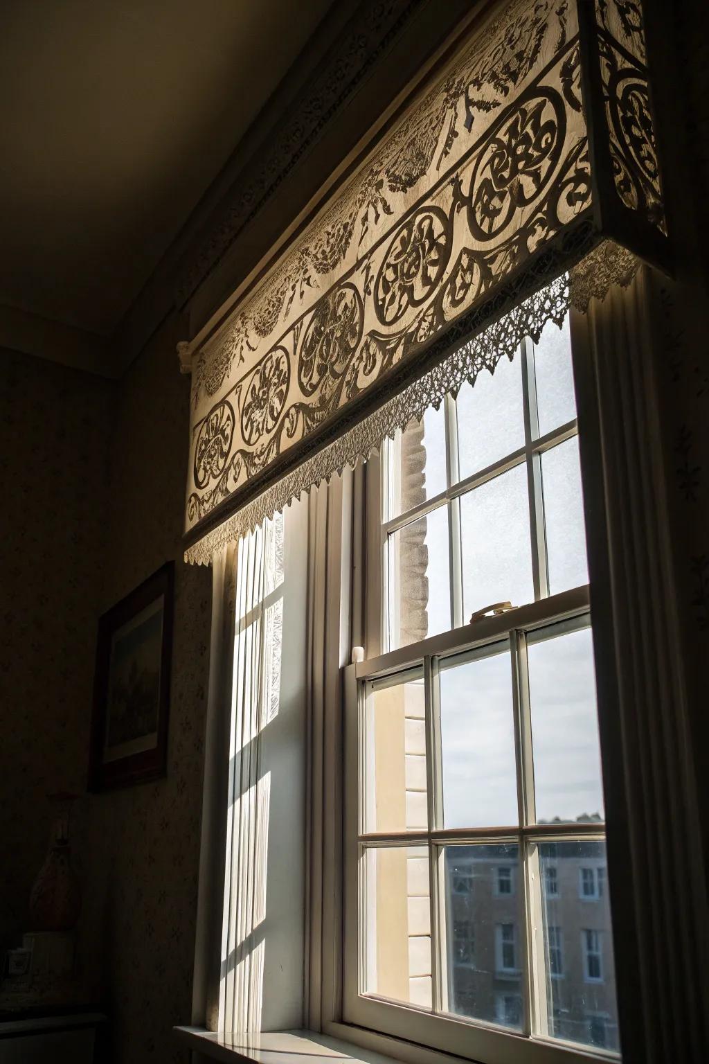 Top window dressings offer a decorative way to improve light blocking and add panache.