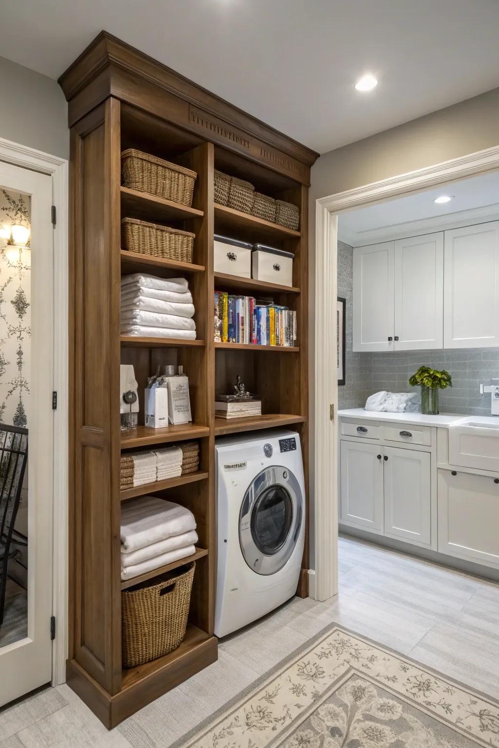 Bookcases conceal ingeniously.