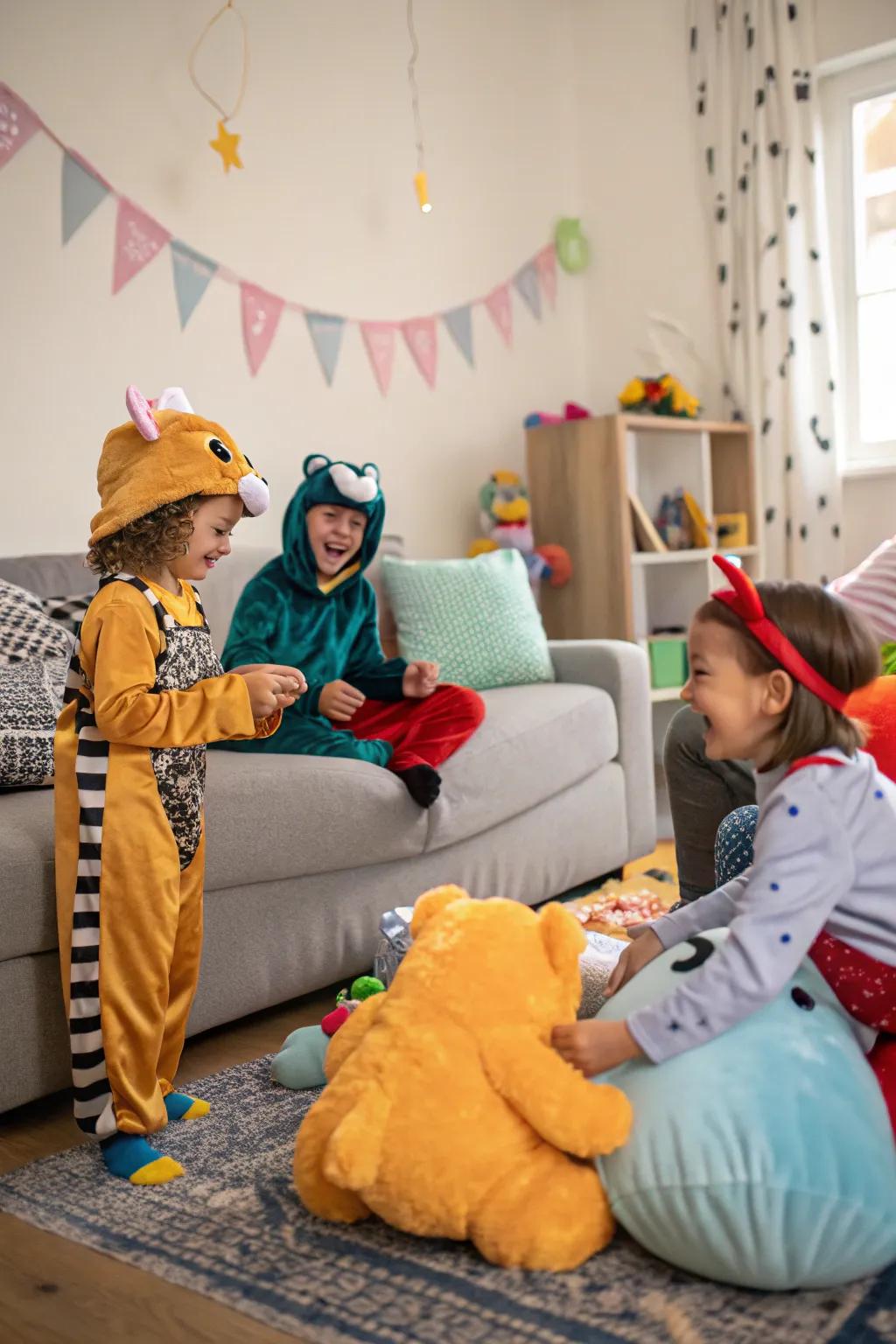 Themed costume days add magic to indoor activity.