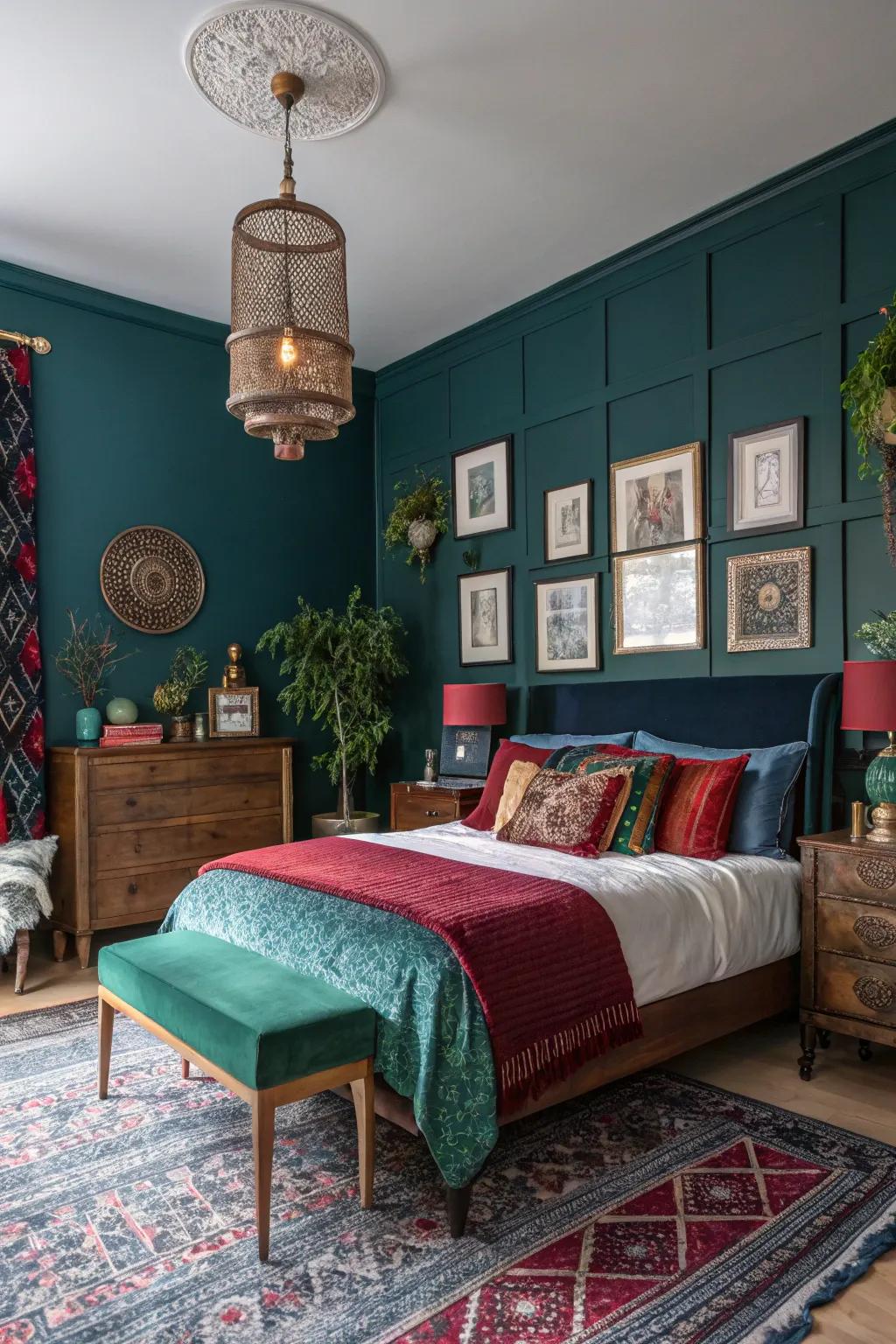 An eclectic mix of contemporary and classic components imparts personality and distinction.