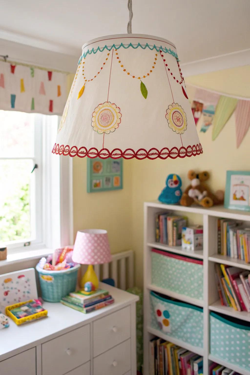 <strong><em>Add vintage charm with zig-zag trim on your lampshade.</em></strong>” loading=”lazy” class=”pimg”>
	</picture><figcaption><strong><em>Add vintage charm with zig-zag trim on your lampshade.</em></strong></figcaption></figure>
<p><strong><em>Zig-zag trim can add a playful, vintage charm to your lampshade.</em></strong> It’s a favorite of mine for children’s rooms.</p>
<h3>A few choices to try:</h3>
<ul class=