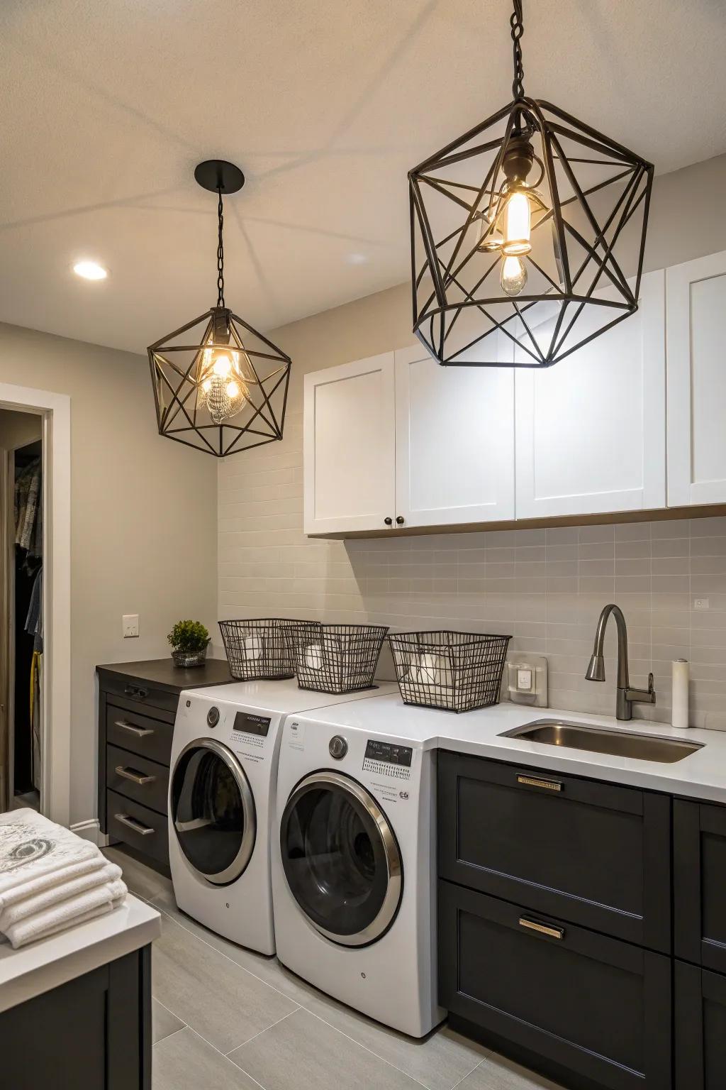 Geometric designs offer a modern edge.