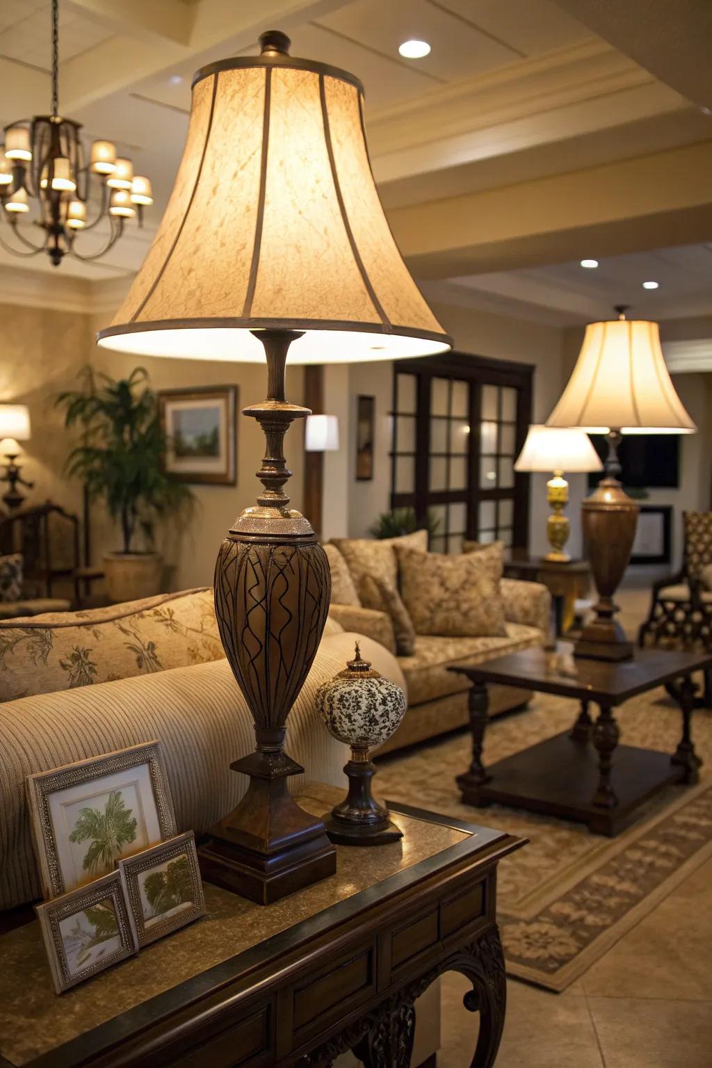 Layered illumination introduces depth and warmth to your room.