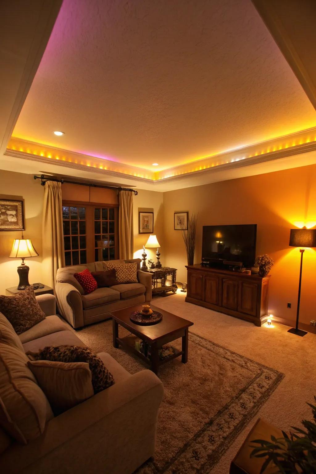 Lighting temperature can dramatically alter the mood of your space.