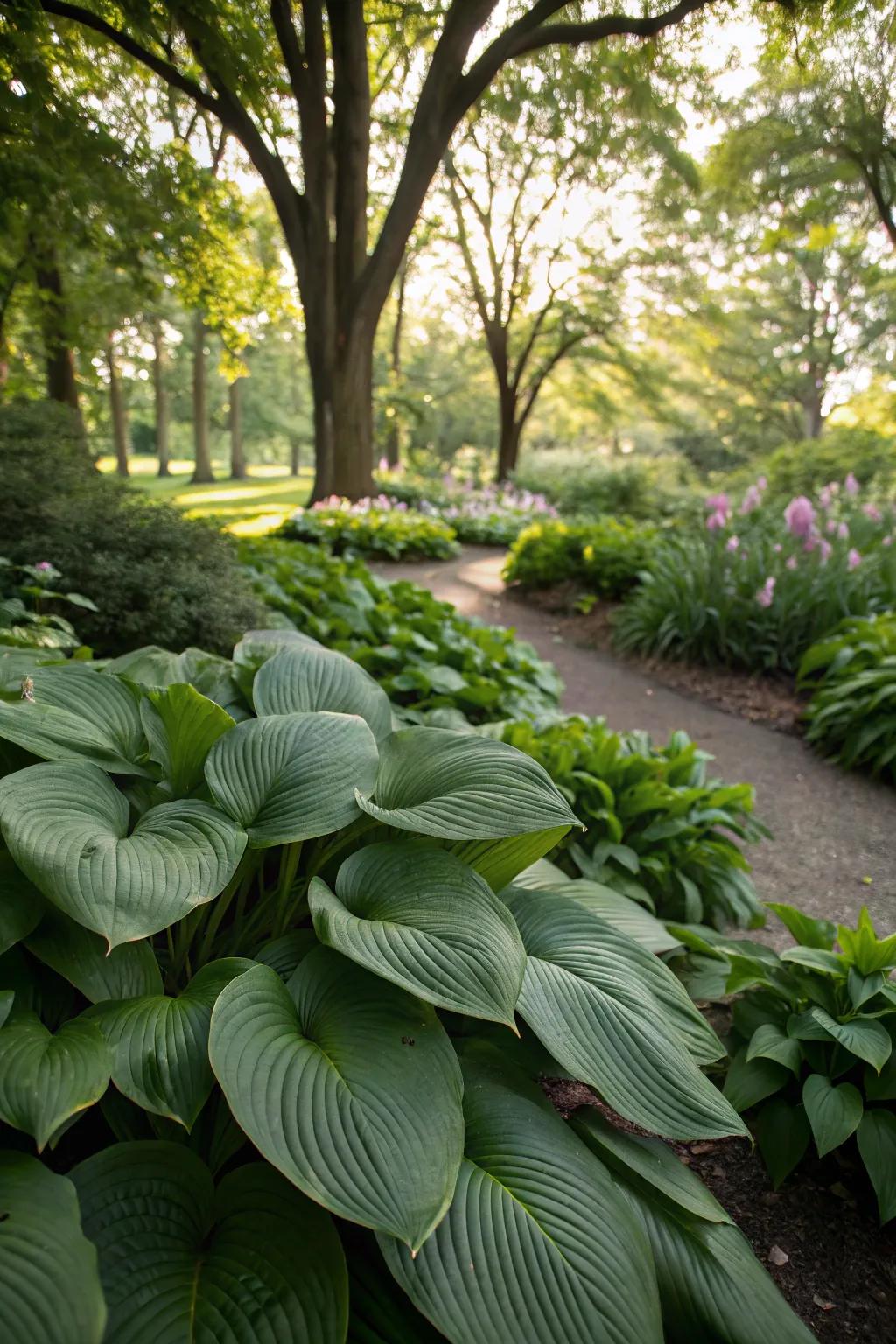 Shade plants: great for adding fullness to shady gardens.