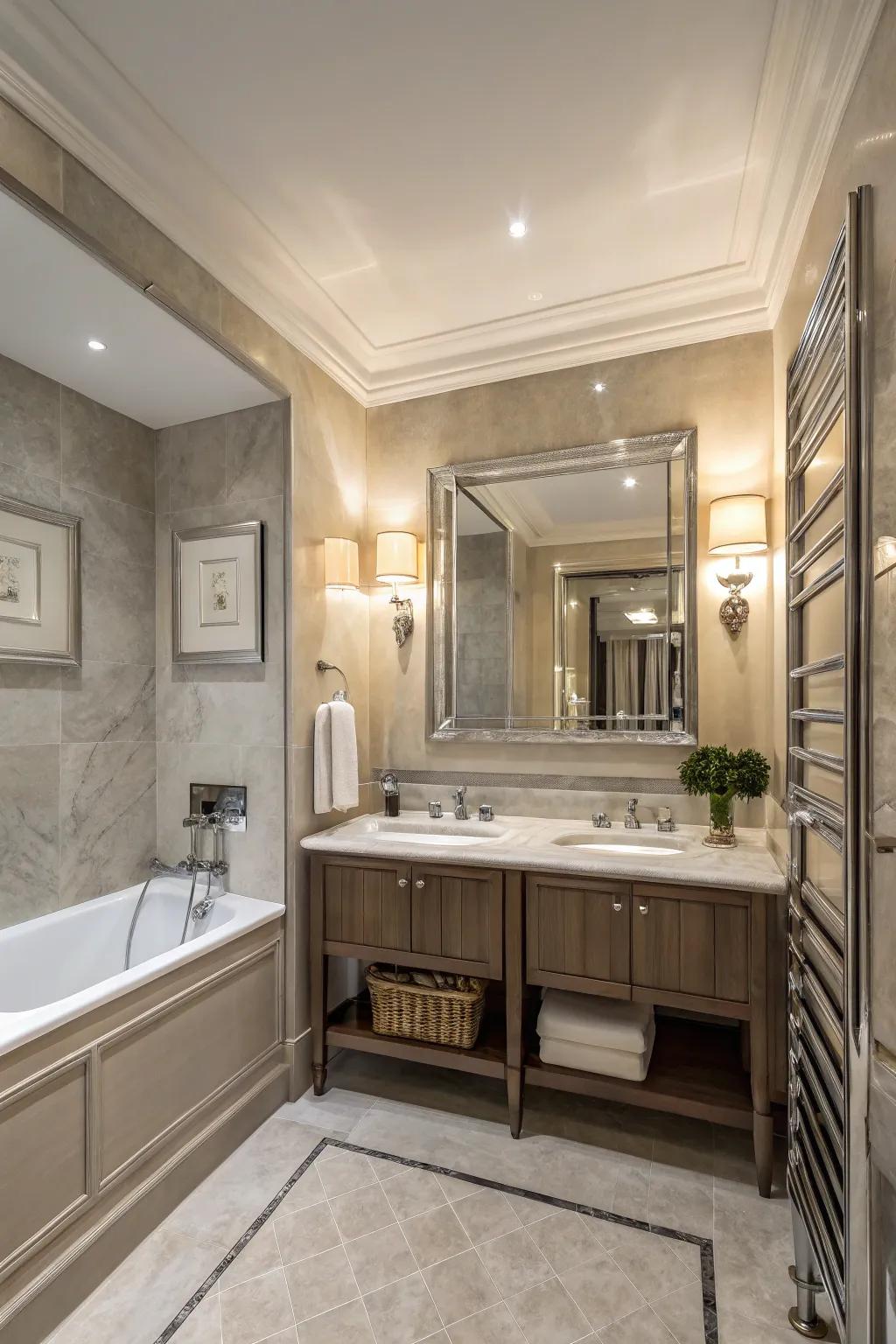 A subtle color scheme providing a soothing atmosphere.