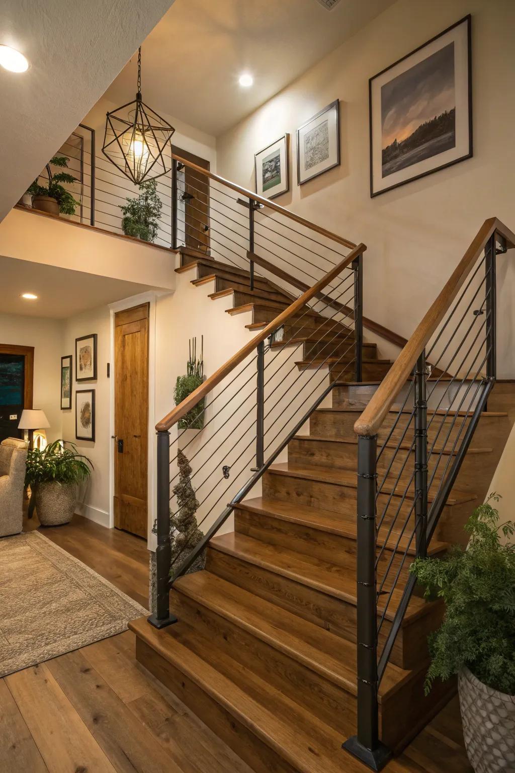 Blending rustic charm with current design.