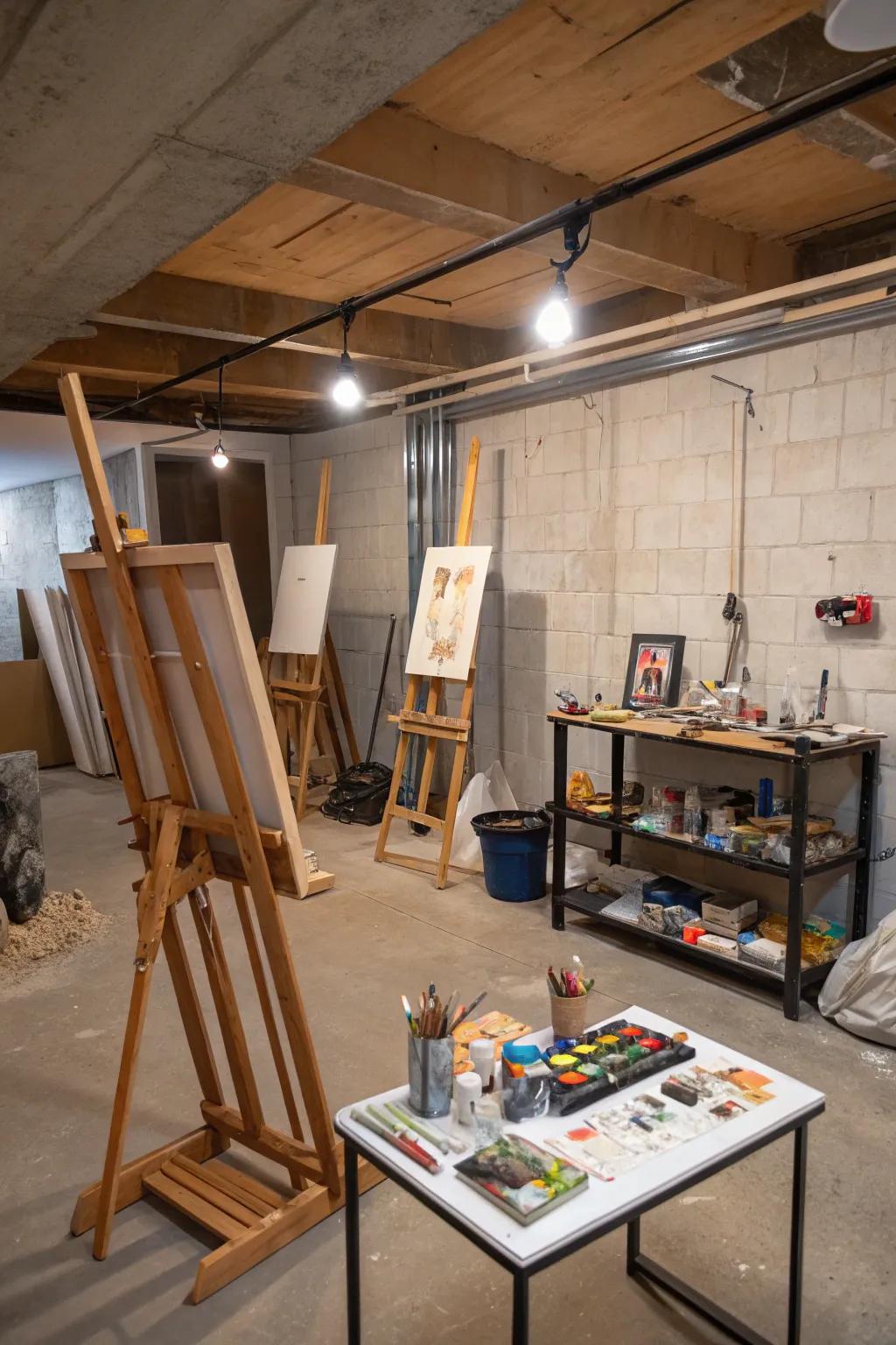 An art studio for creative expression.