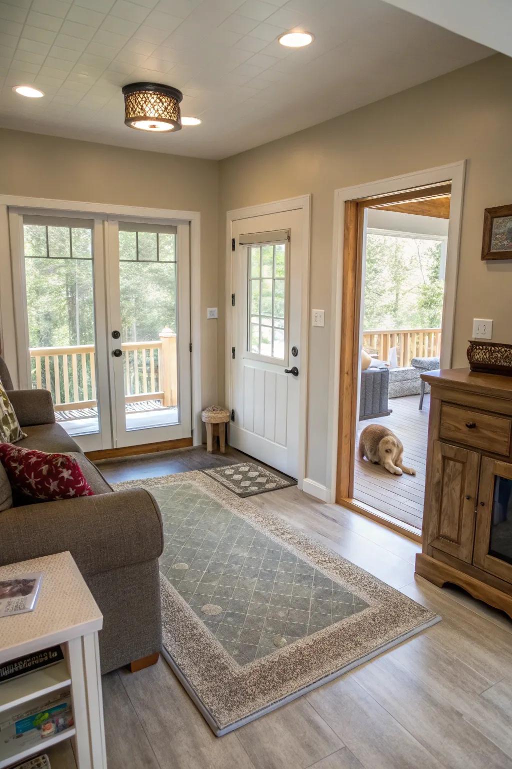 A welcoming space for both humans and their pets.