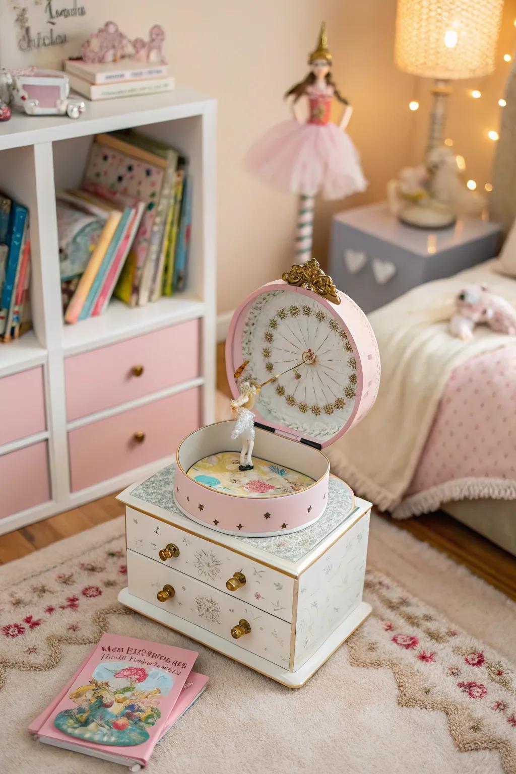 A whimsical tune chest bringing fairytales to life.