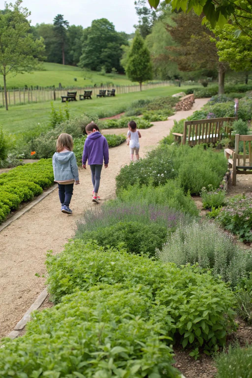 Herb walks fashion aromatic walking adventures.