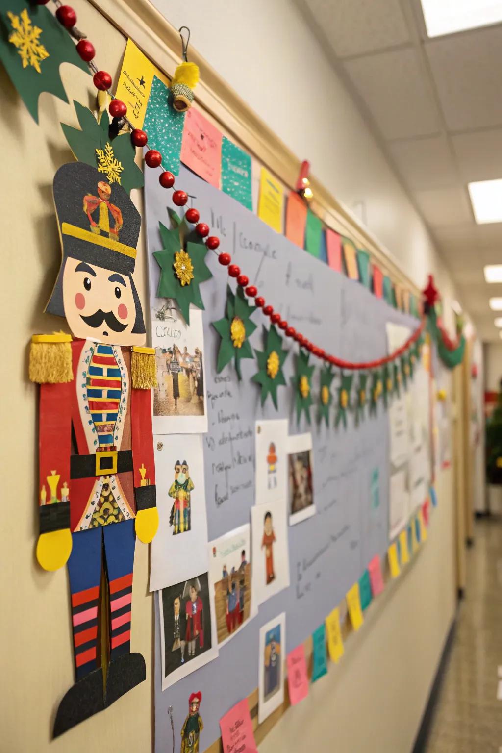 Whimsical Wooden Guard banner adds charm.