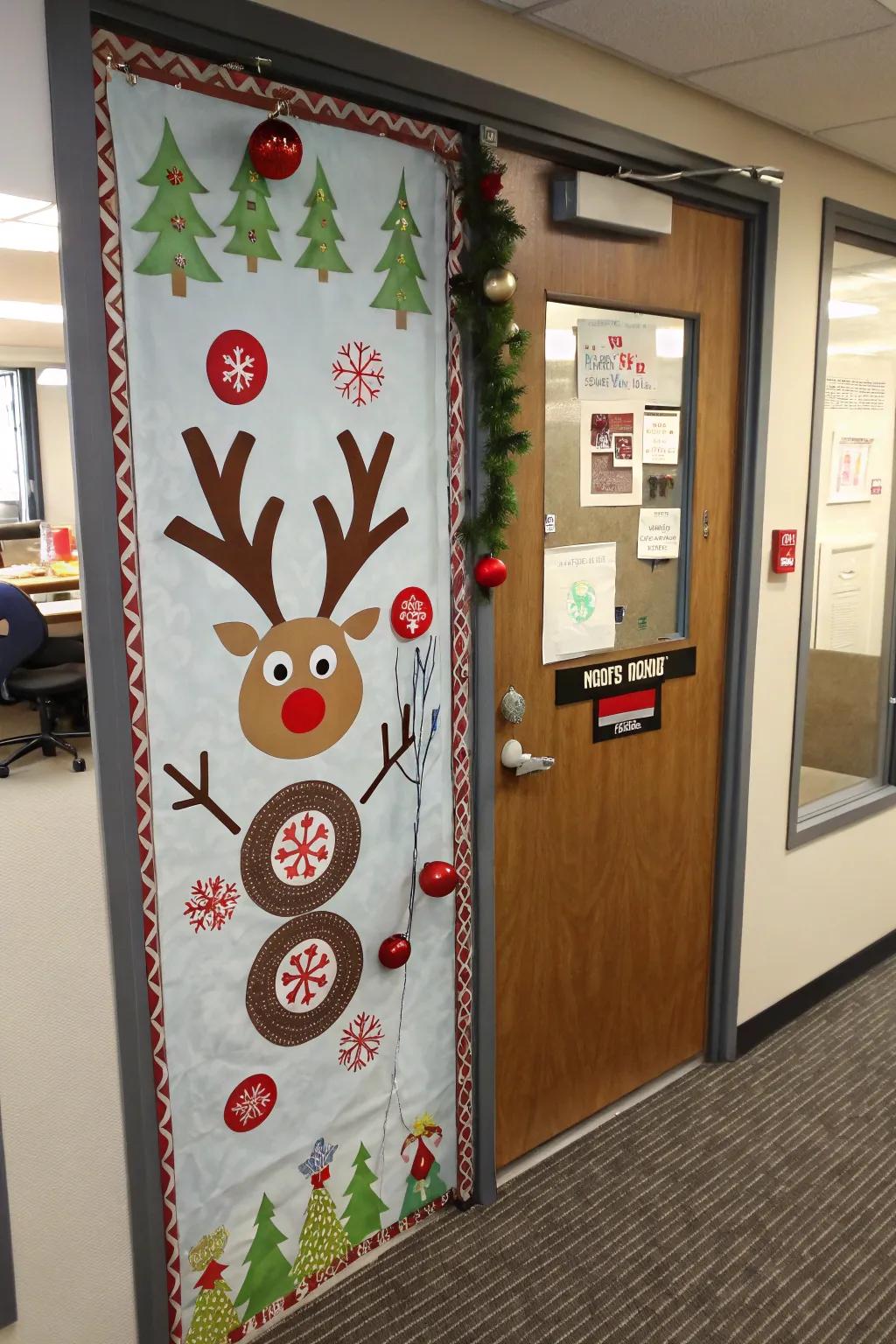 Partake in the merriment through a Reindeer Games themed entrance.