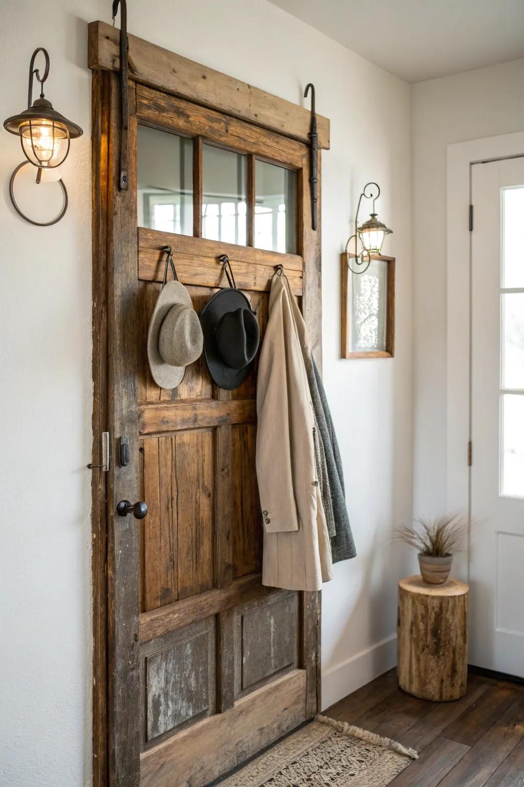 Transform tradition into style using this country clothing rack.