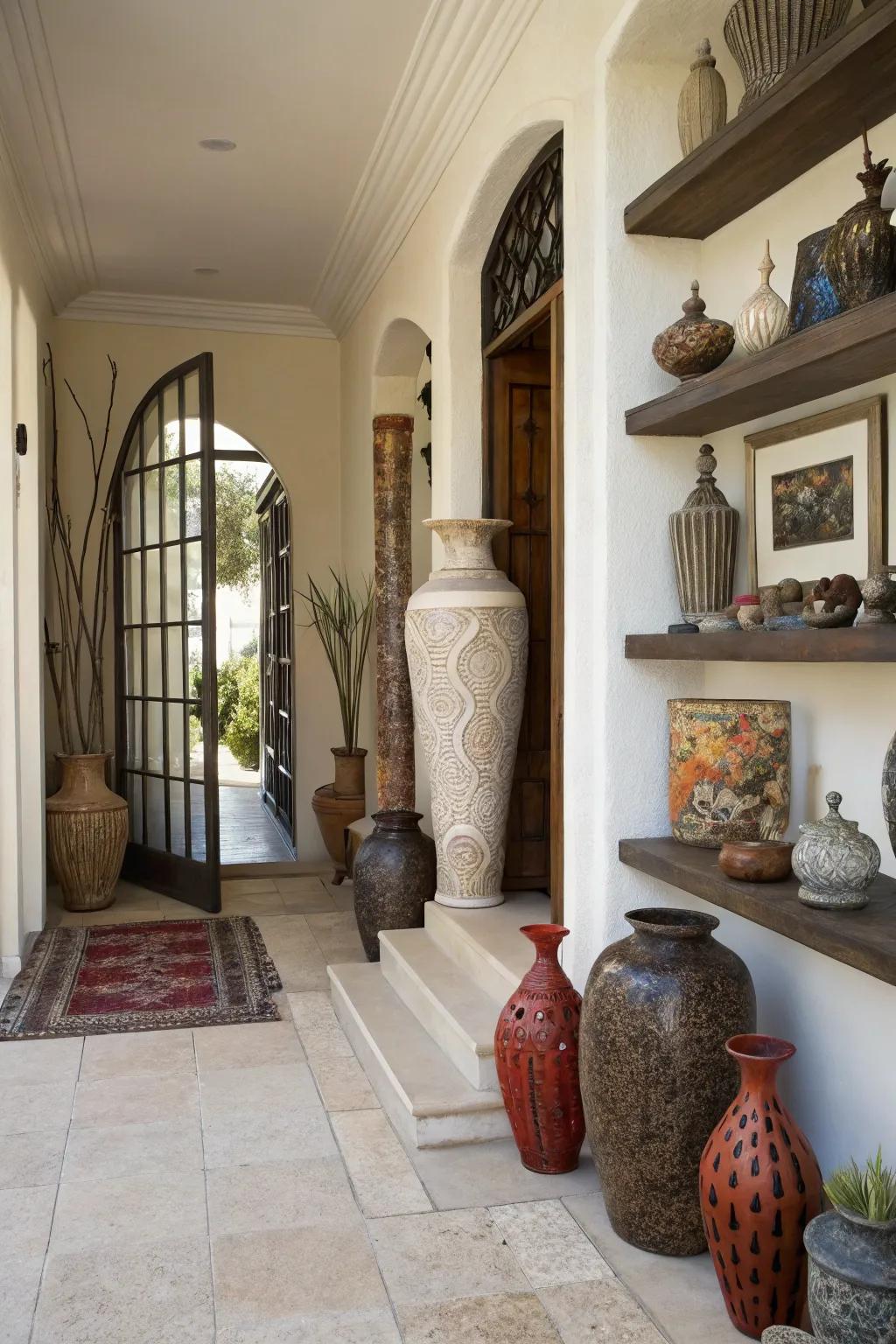 Height changes in decor add visual engagement and vibrant flow.