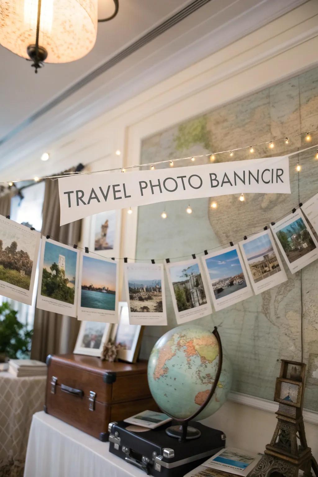 A travel postcard banner with a wanderlust vibe.