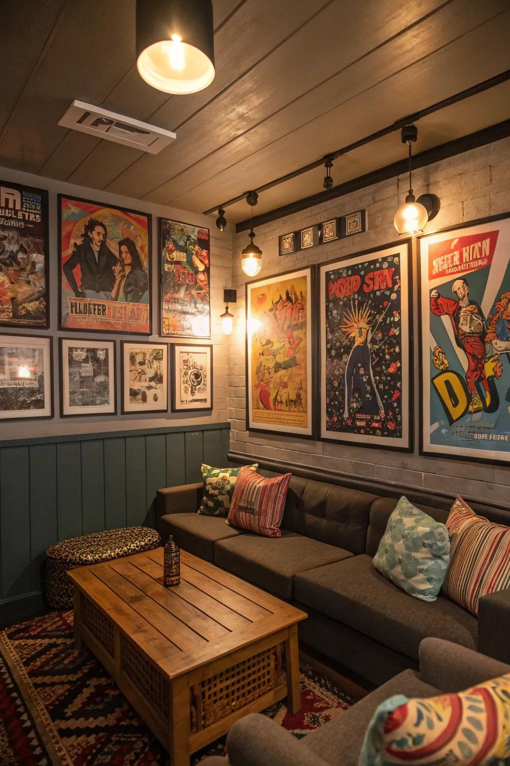 Comic art artwork that adds fun and vibrancy.