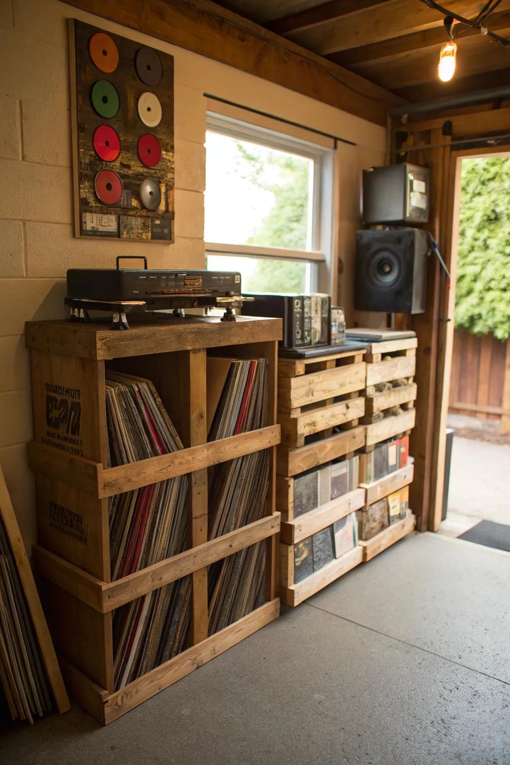 DIY pallet projects offer customizable and budget-friendly storage.