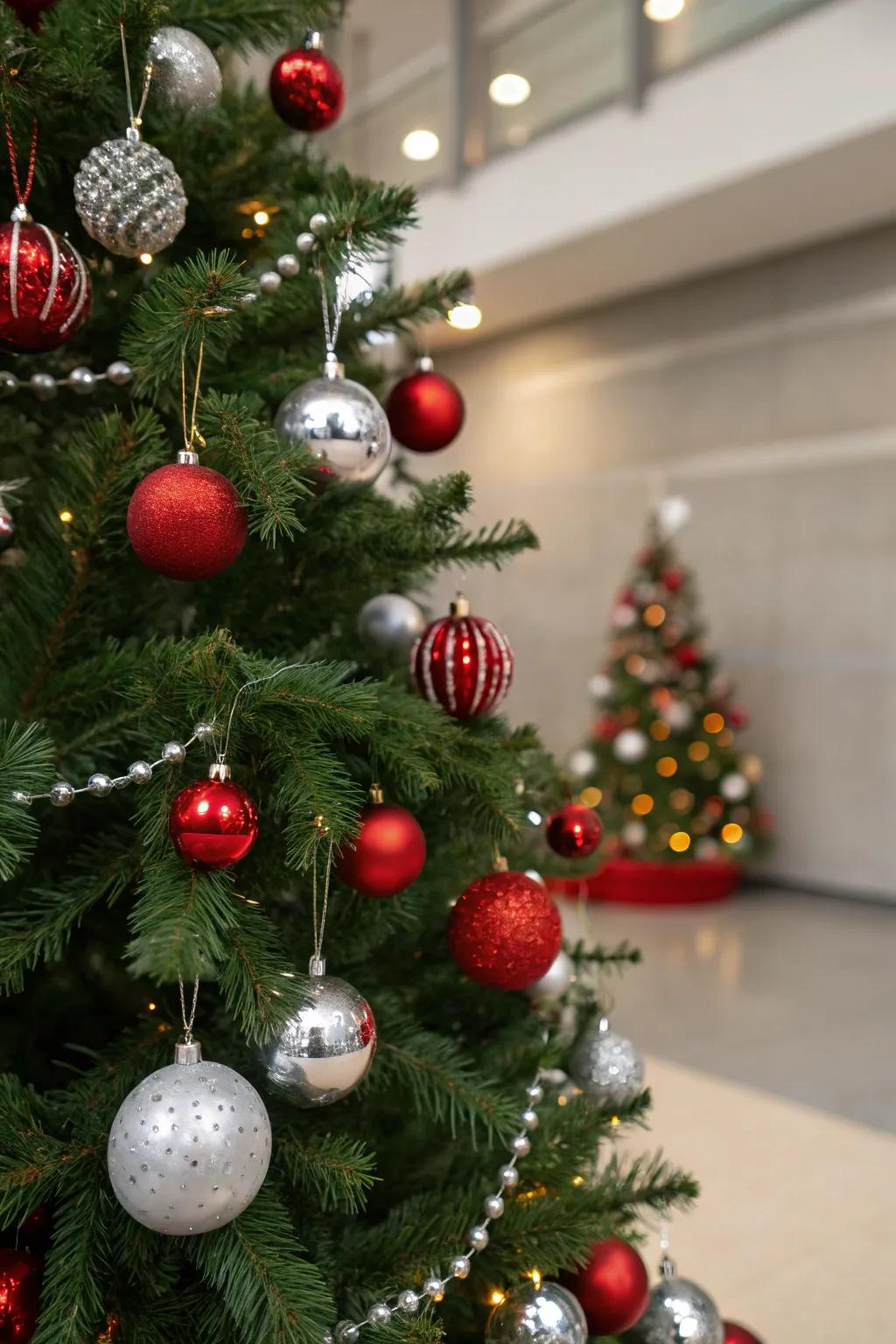 Experimenting with proportions introduces visual intrigue to your tree.