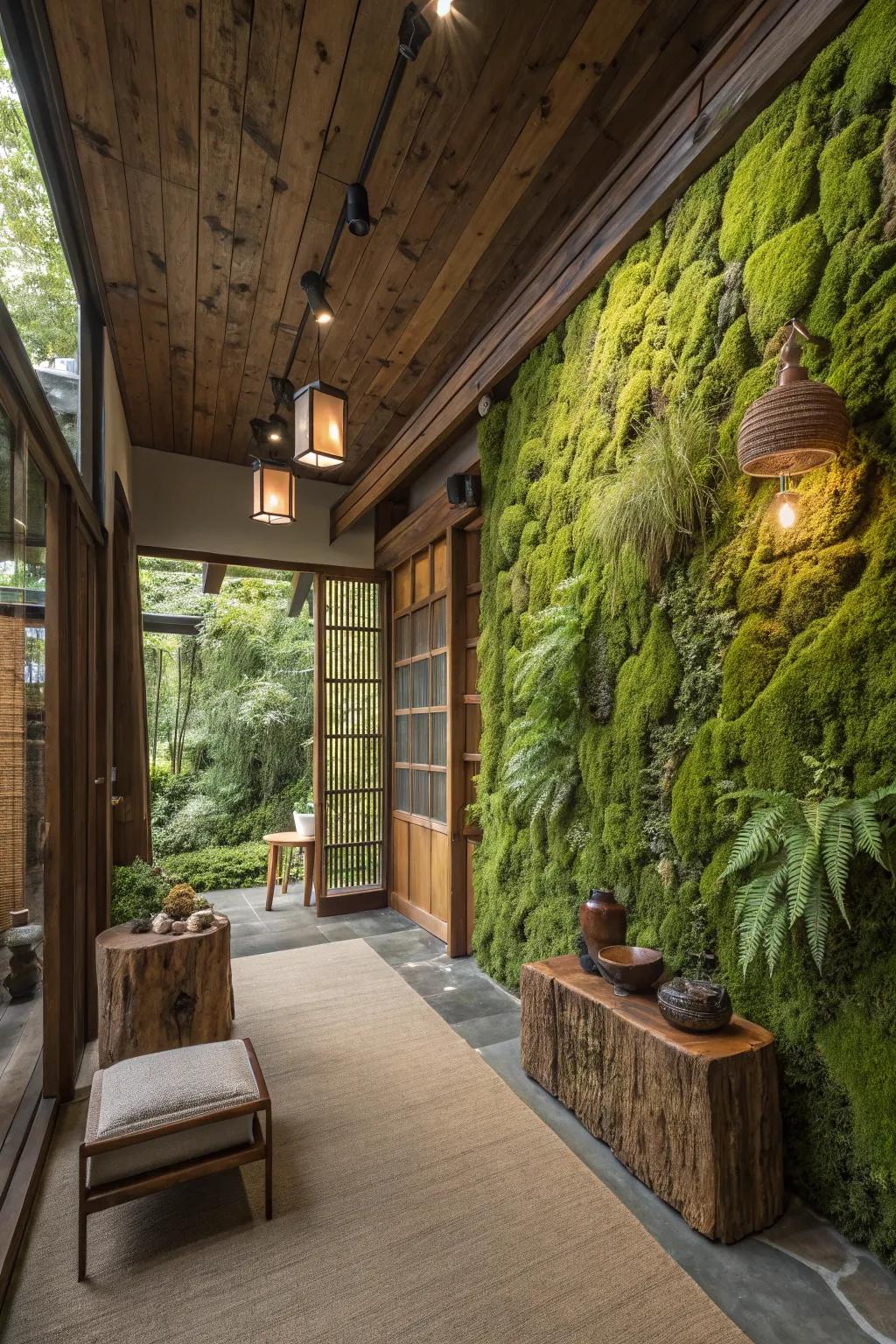 Woodland greens connect your space to nature.