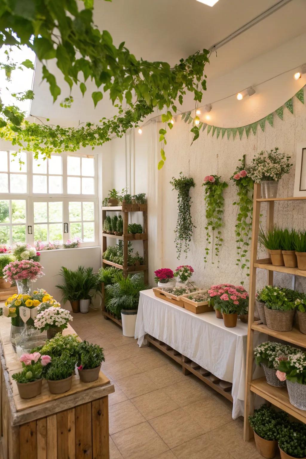 Nature-friendly decor celebrates nature's beauty.