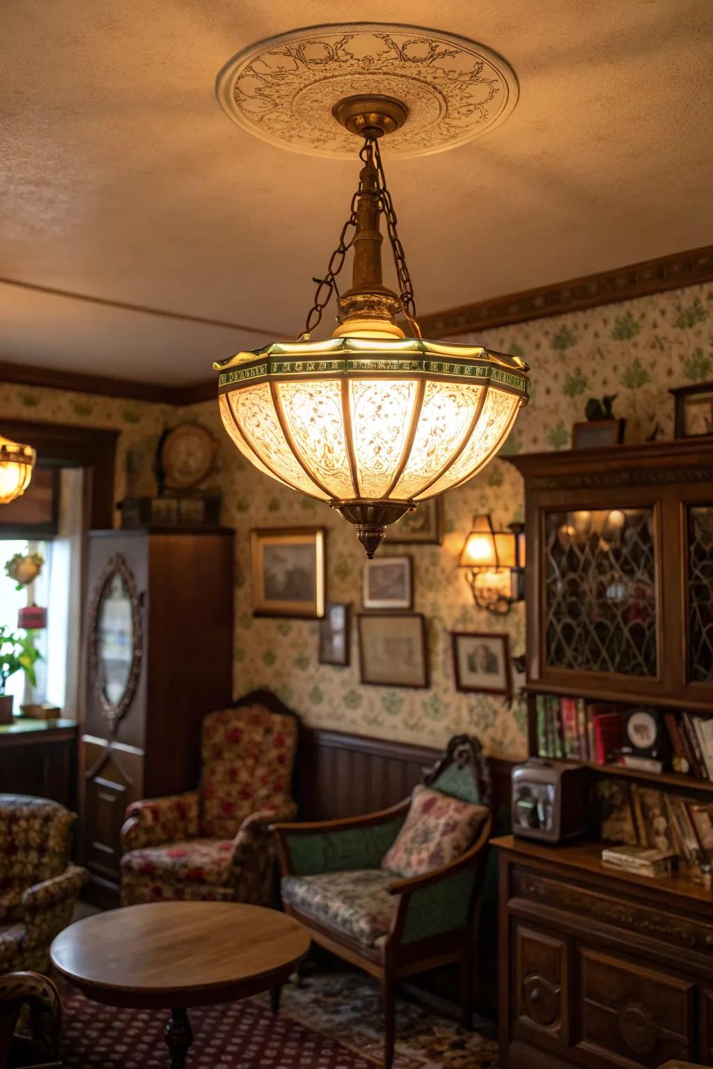 Embrace the past with vintage-inspired lighting.