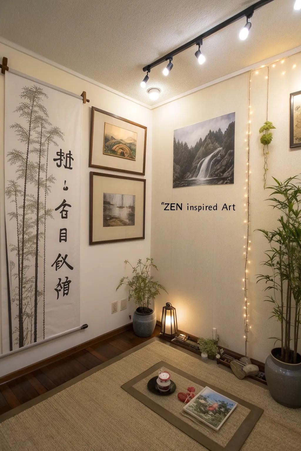 Harmonious art enhances tranquility.