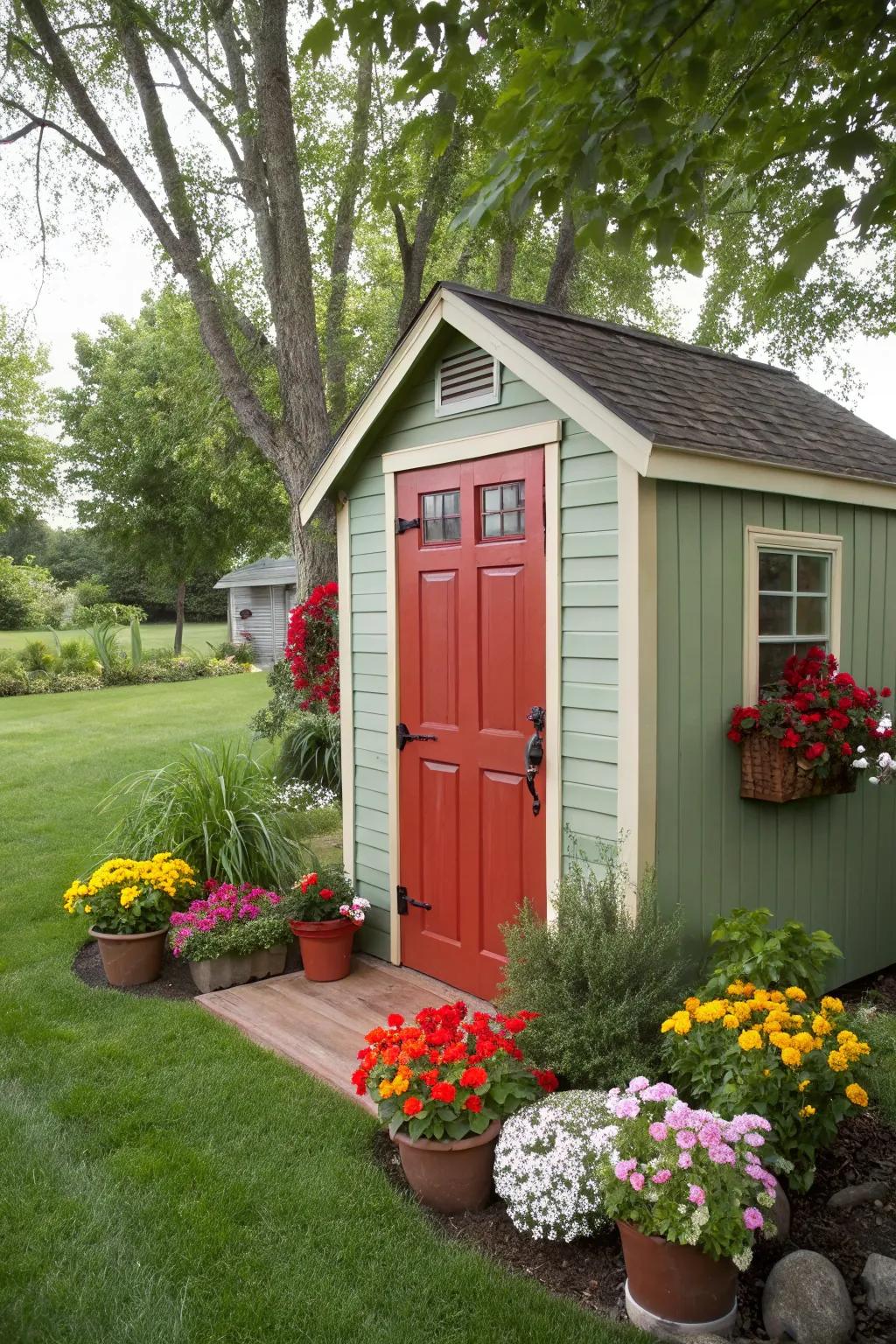 A bold pop of color that makes a statement.