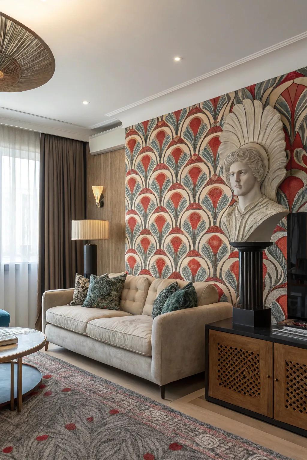 Surprising items add a 'wow' factor to the living space.