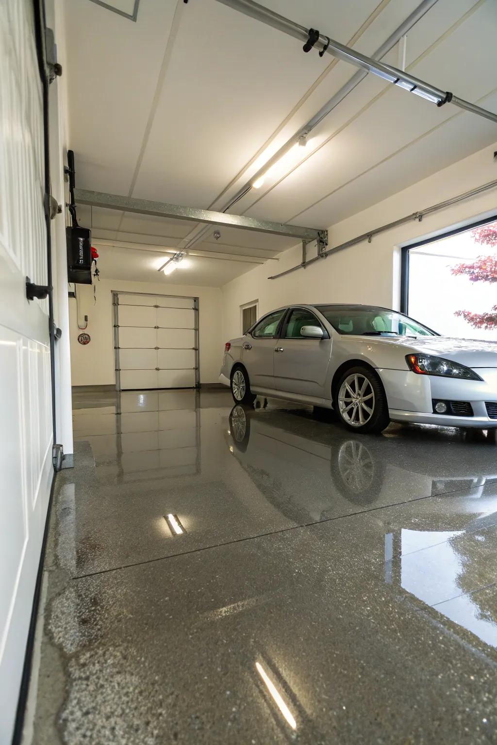 Make your garage better with strong and stylish flooring.