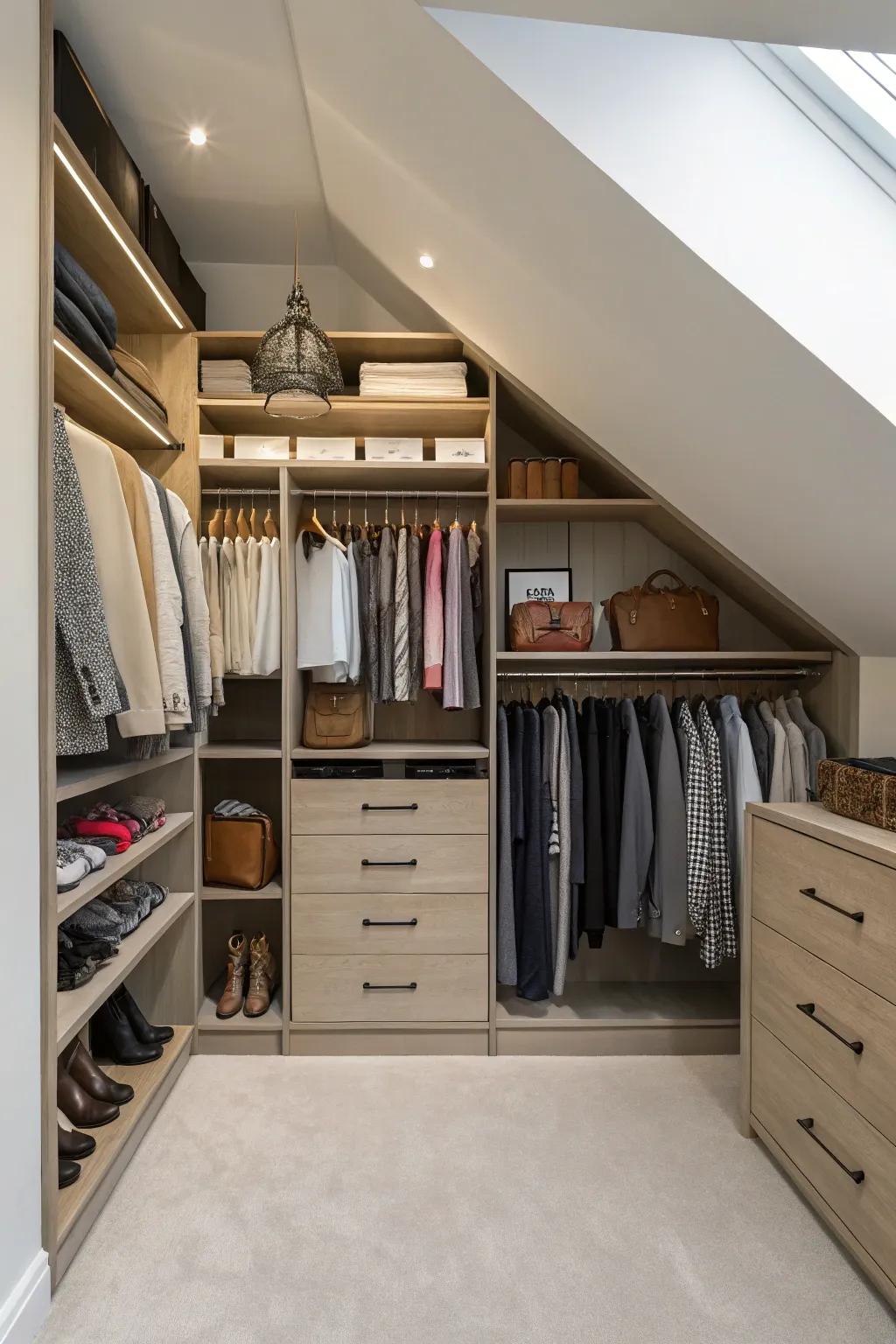 Multi-level storage helps categorize and organize efficiently.