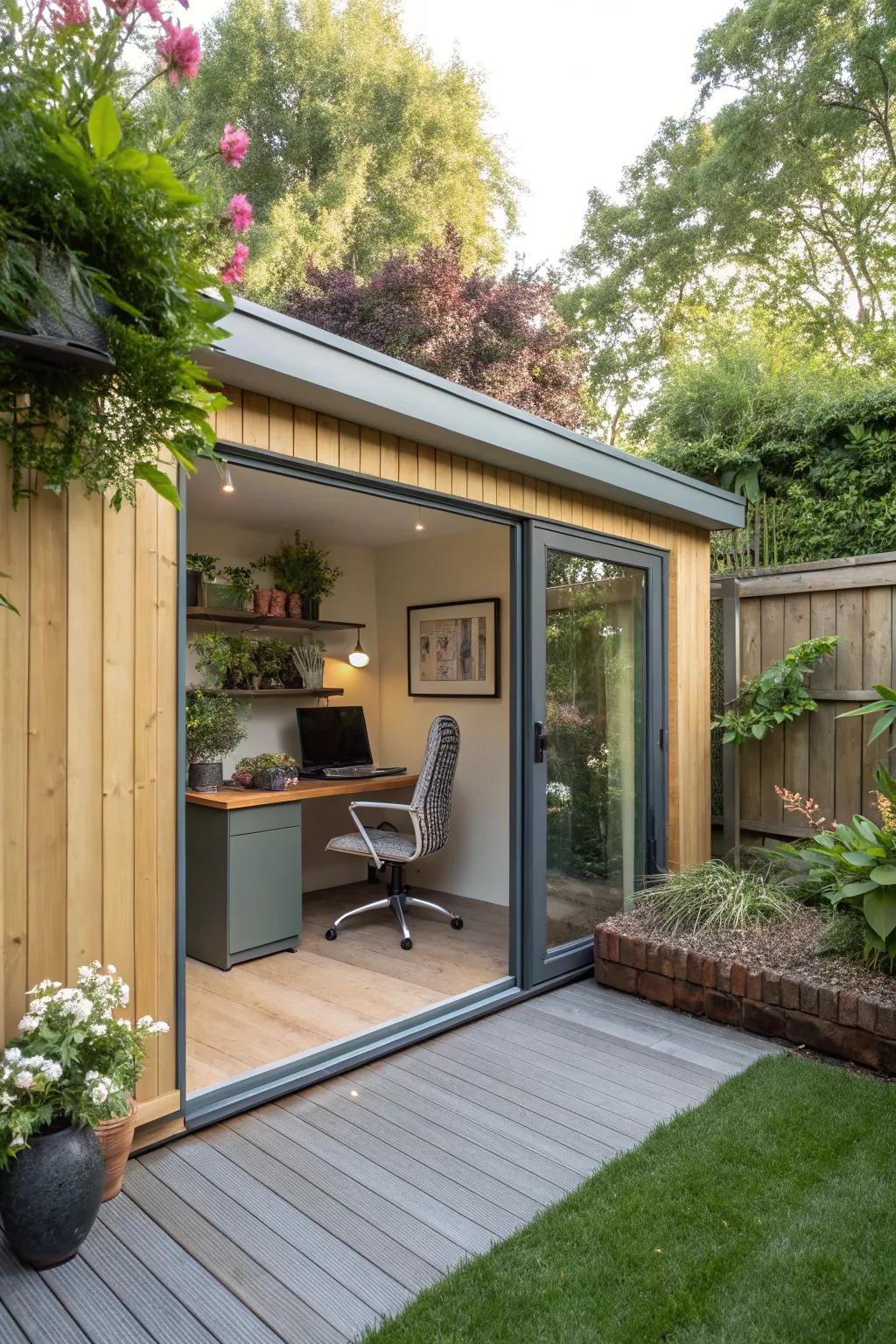 Smooth indoor-outdoor connection.