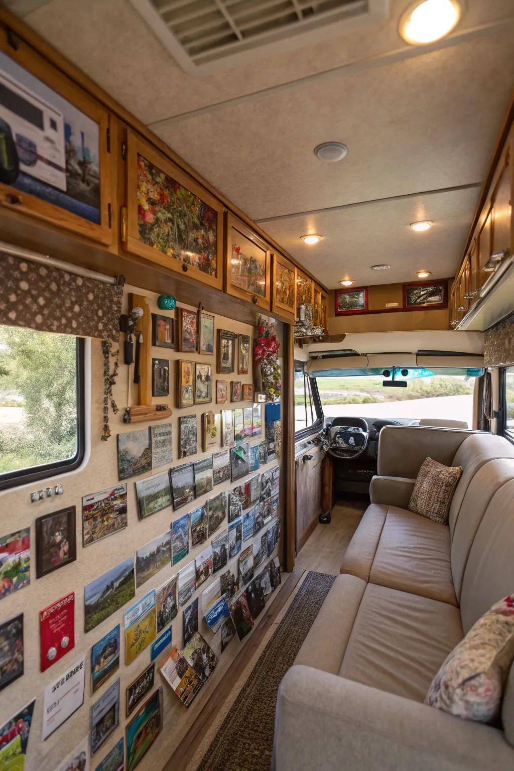 Souvenirs and personal touches infuse your RV with character, making it a true reflection of your life's journey.