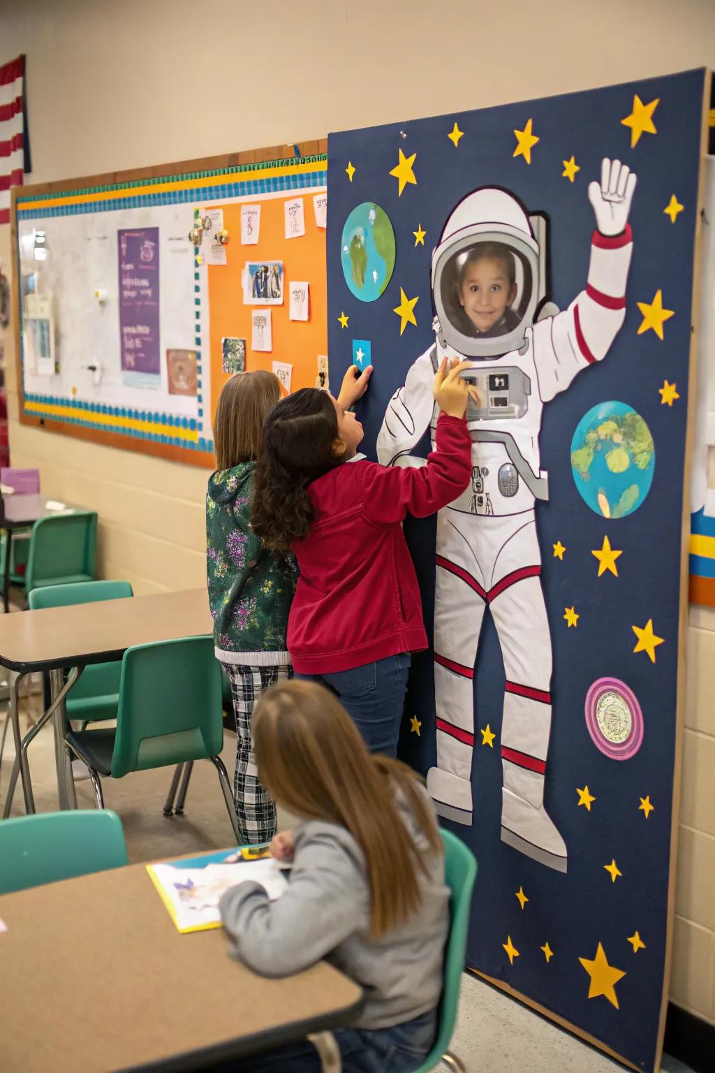 Make memories using a cosmonaut image op.