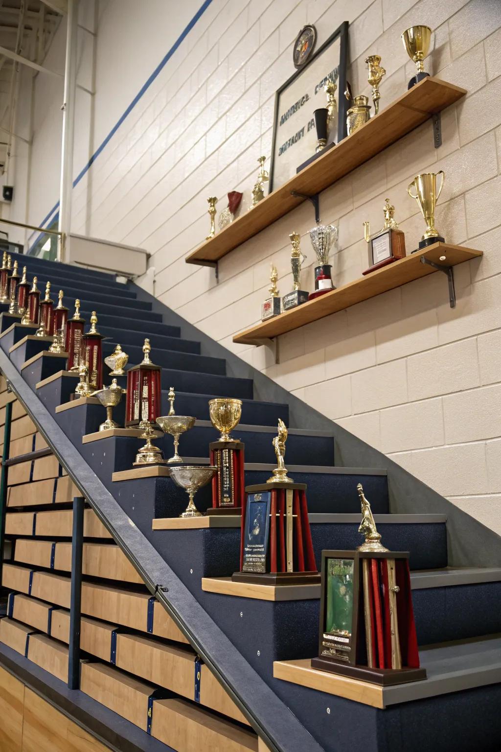 Display achievements with imaginative ledges.