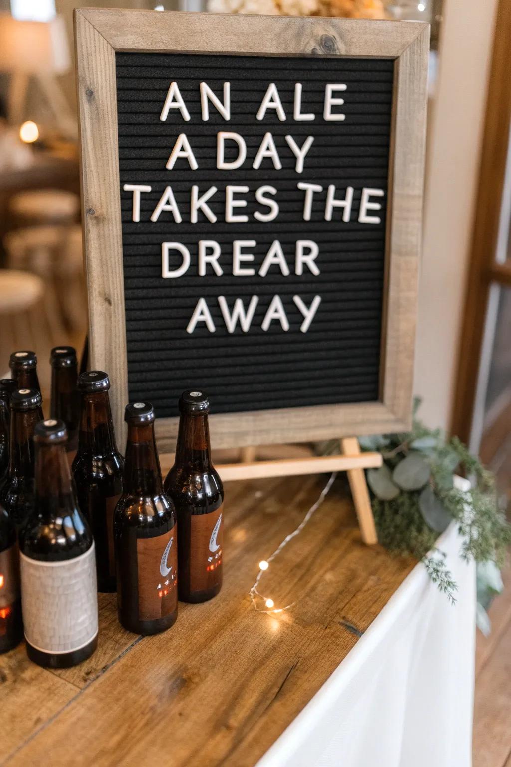 A delightful changeable message display that toasts to good times on St. Patrick's Day.