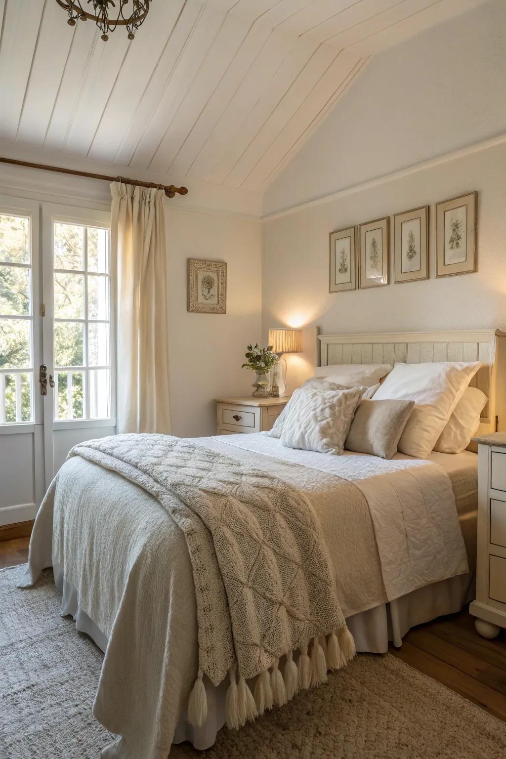 A serene bedroom is vital for relaxation.