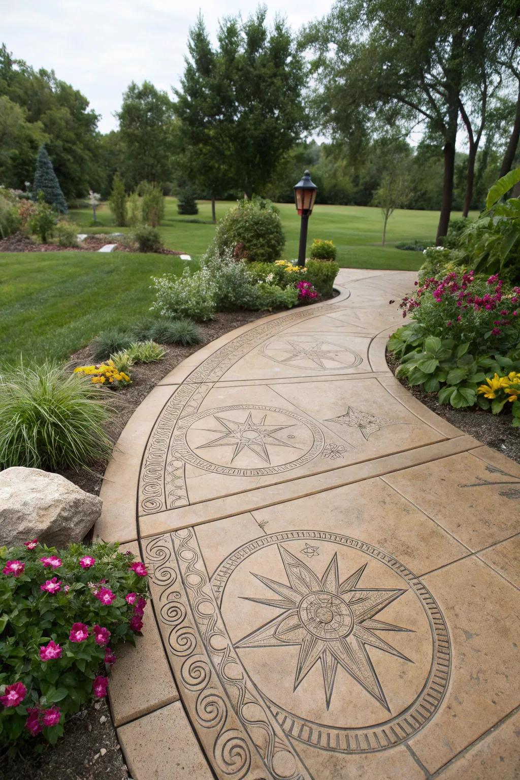 Make a statement with custom medallions.