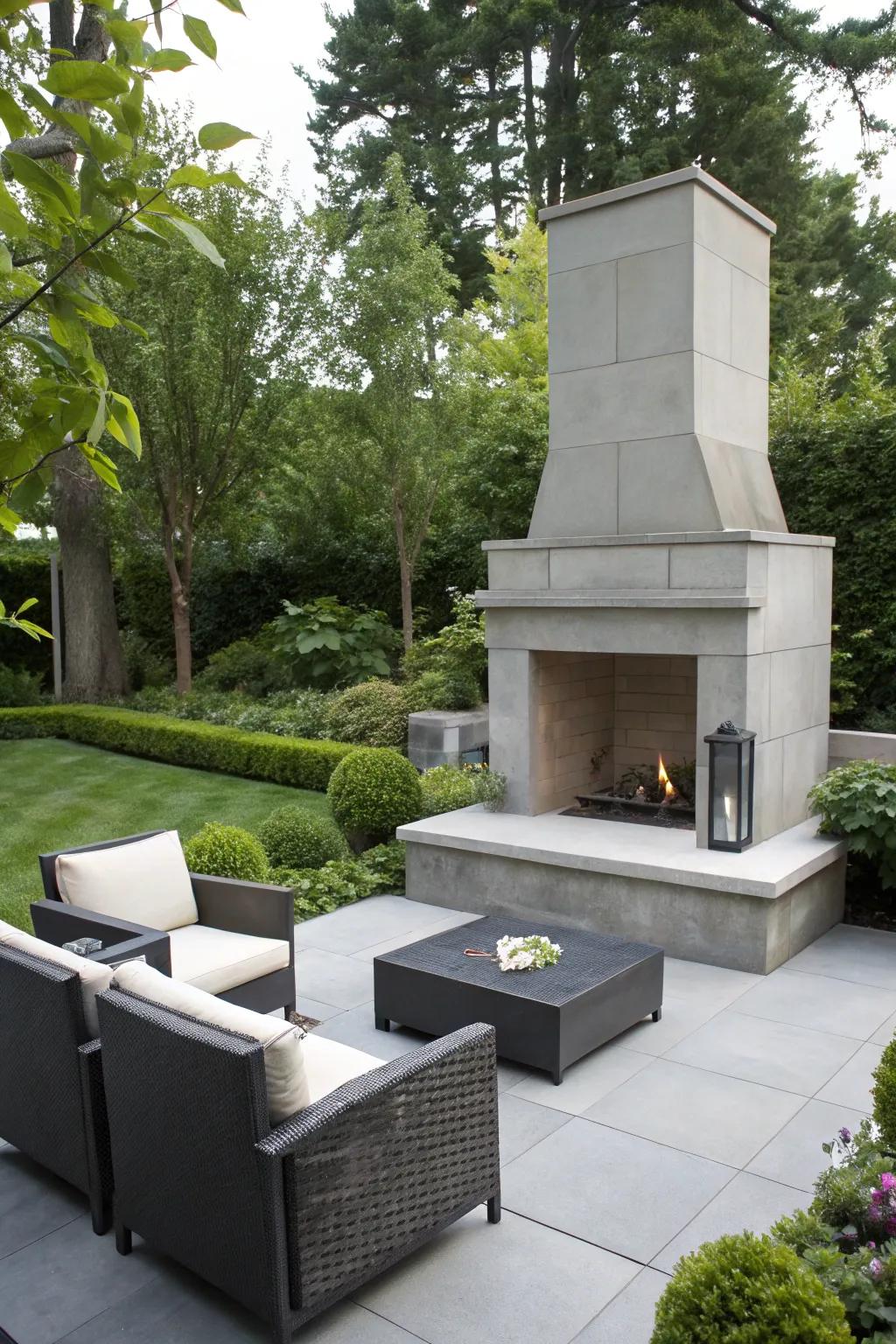Simplicity meets elegance with concrete designs.