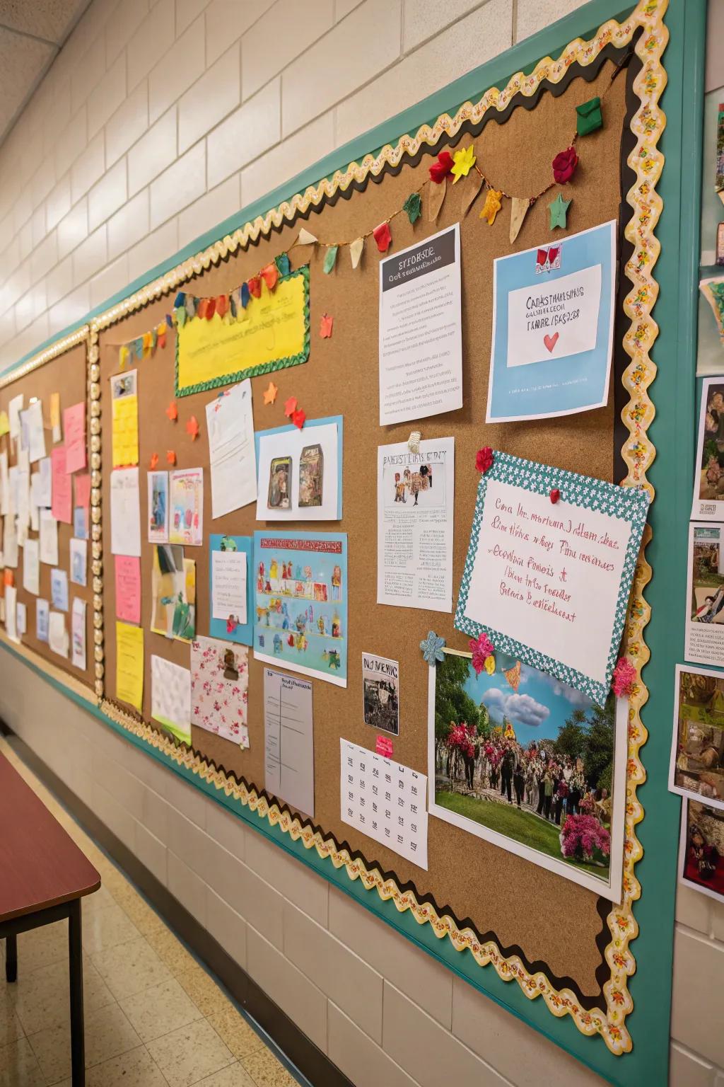 Individualized borders add a personal element.