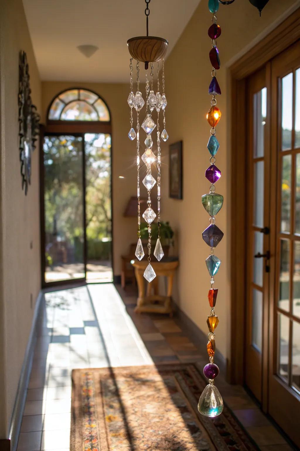 Stone light catchers offer beauty and luxury.